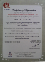 ISO Cetified Medical Equipments